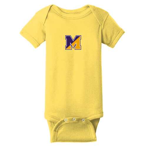 SPLITM-FC - Infant Short Sleeve Baby Rib Bodysuit Thumbnail