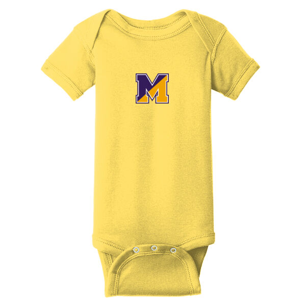 SPLITM-FC - Infant Short Sleeve Baby Rib Bodysuit Thumbnail