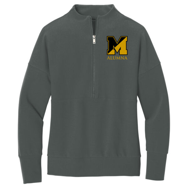 Alum - Women's Linear Texture 1/4 Zip Thumbnail